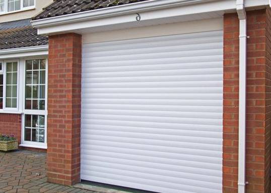 White New Garage Door